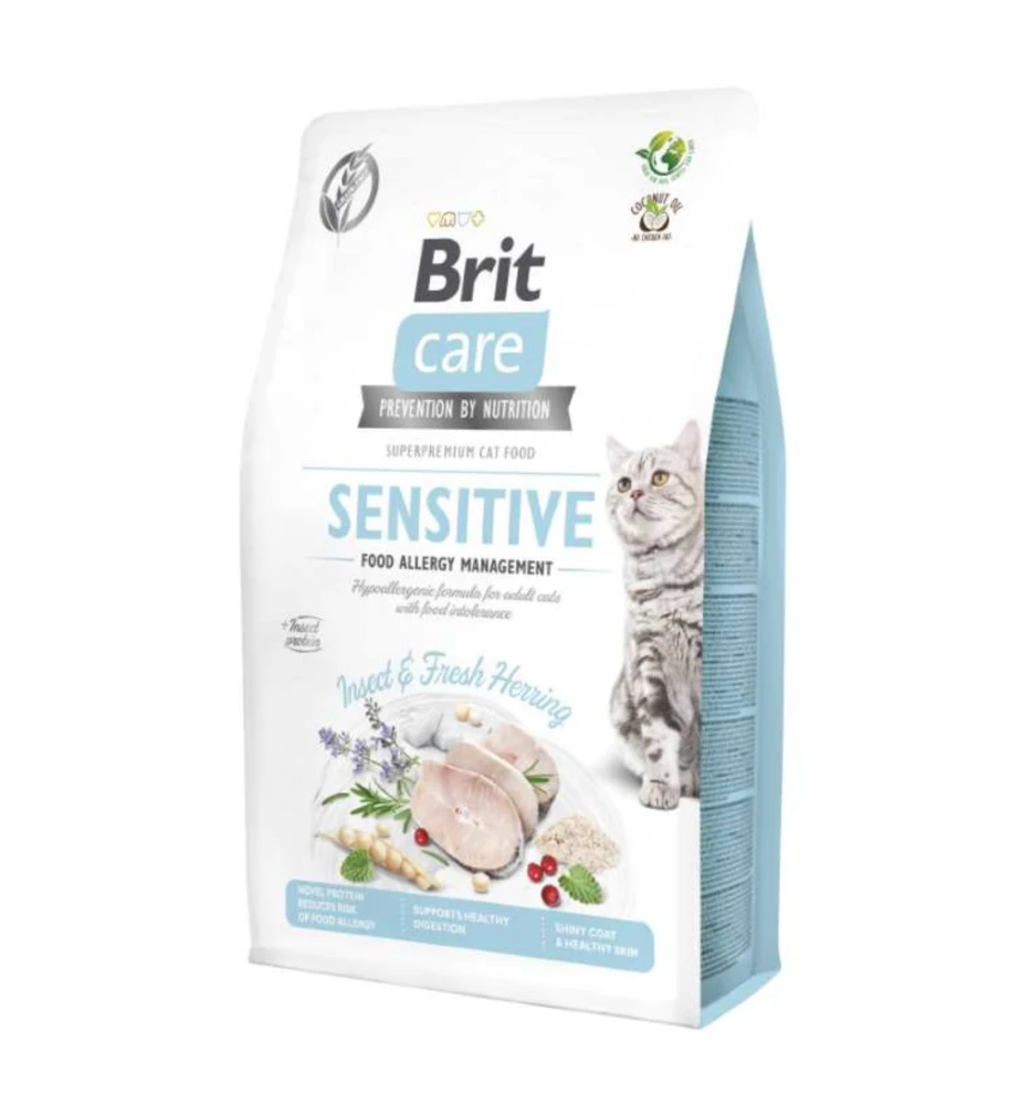 Brit Care Sensitive Food Allergy Management Insect & Herring 3 Brit Care Sensitive Food Allergy Management Insect & Herring