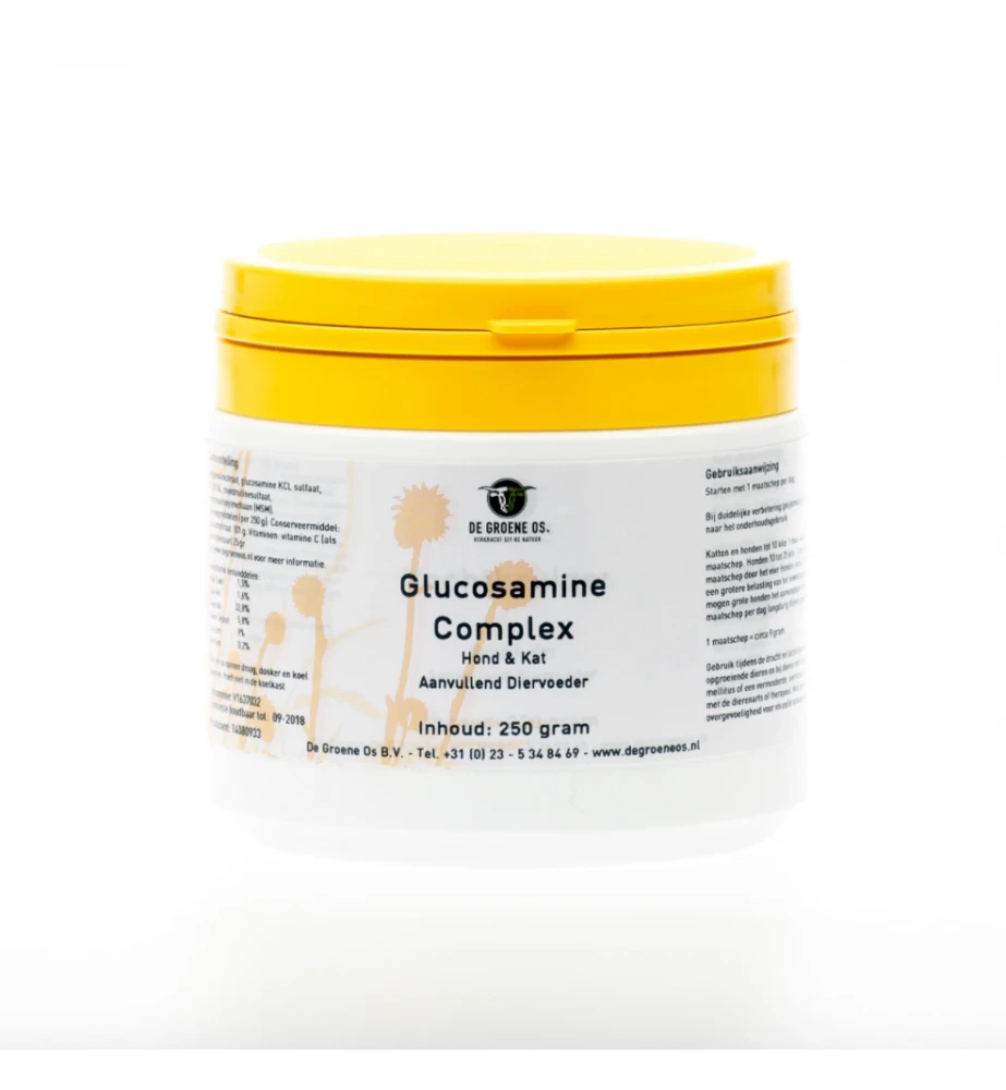 De Groene Os Glucosamine Complex - 250 Gram 3 De Groene Os Glucosamine Complex - 250 Gram