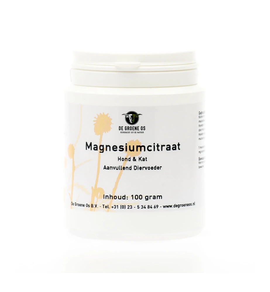 De Groene Os Magnesiumcitraat - 100 Gram 3 De Groene Os Magnesiumcitraat - 100 Gram