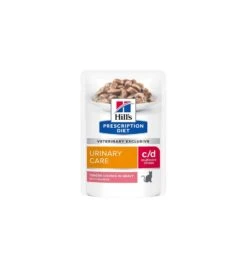Hill's PD C/D Urinary Care Stress Maaltijdzakjes Met Zalm - 12 X 85 Gram