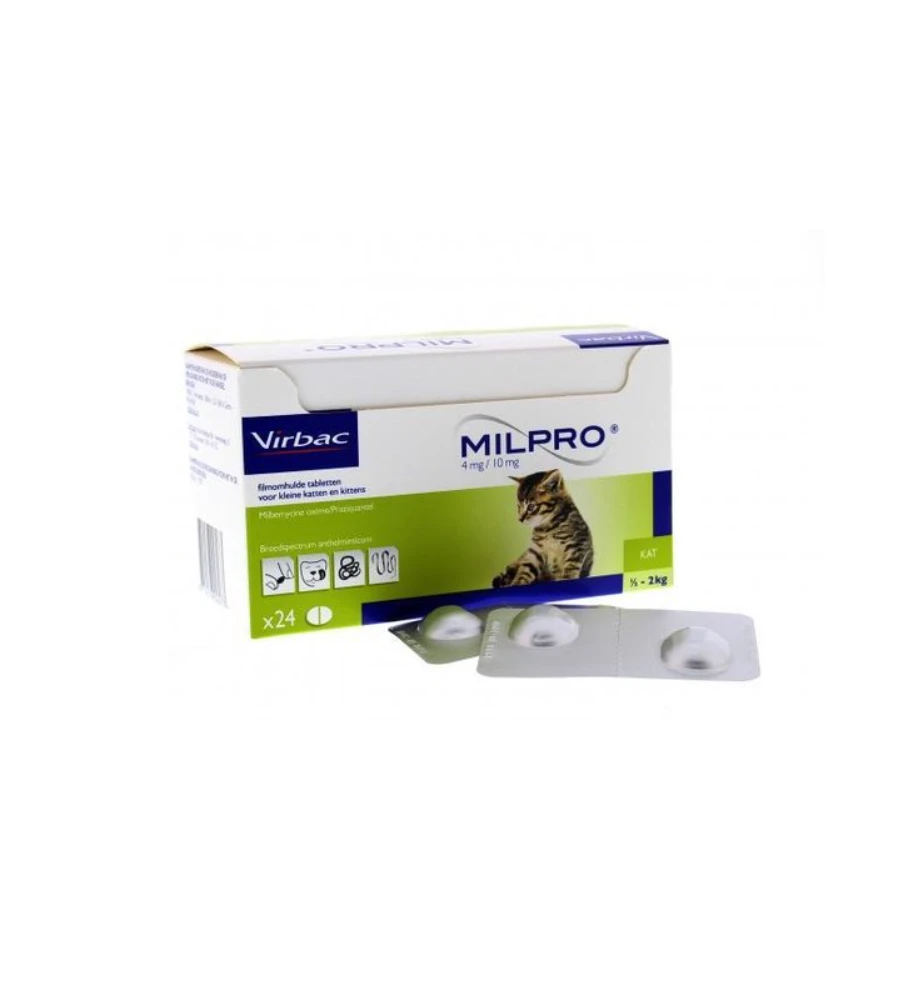 Milpro Kitten / Kleine Kat - 24 Tabletten 4 Milpro Kitten / Kleine Kat - 24 Tabletten - Afbeelding 2