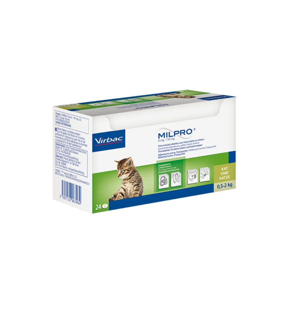 Milpro Kitten / Kleine Kat - 24 Tabletten 3 Milpro Kitten / Kleine Kat - 24 Tabletten
