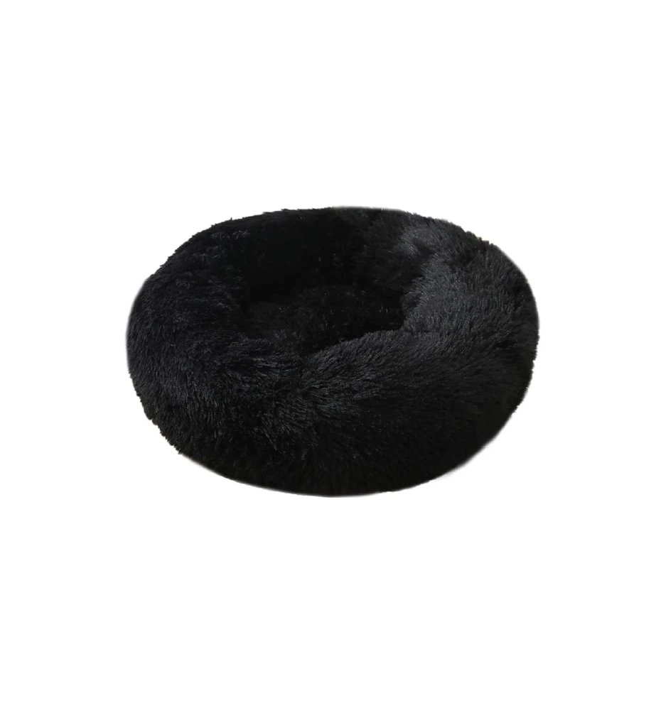 Petlando Pluche Donut Pula Zwart 3 Petlando Pluche Donut Pula Zwart