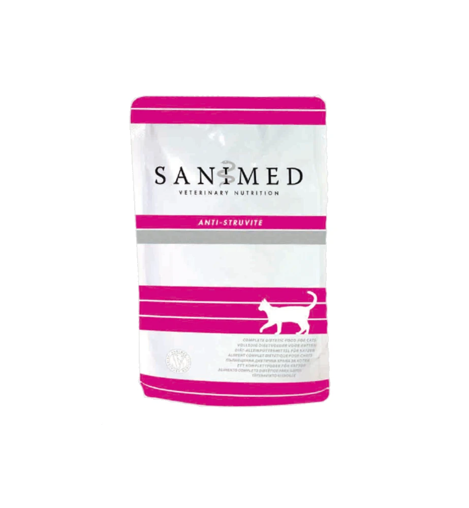 Sanimed Anti-Struvite Pouch - 12 X 100 Gram 3 Sanimed Anti-Struvite Pouch - 12 X 100 Gram