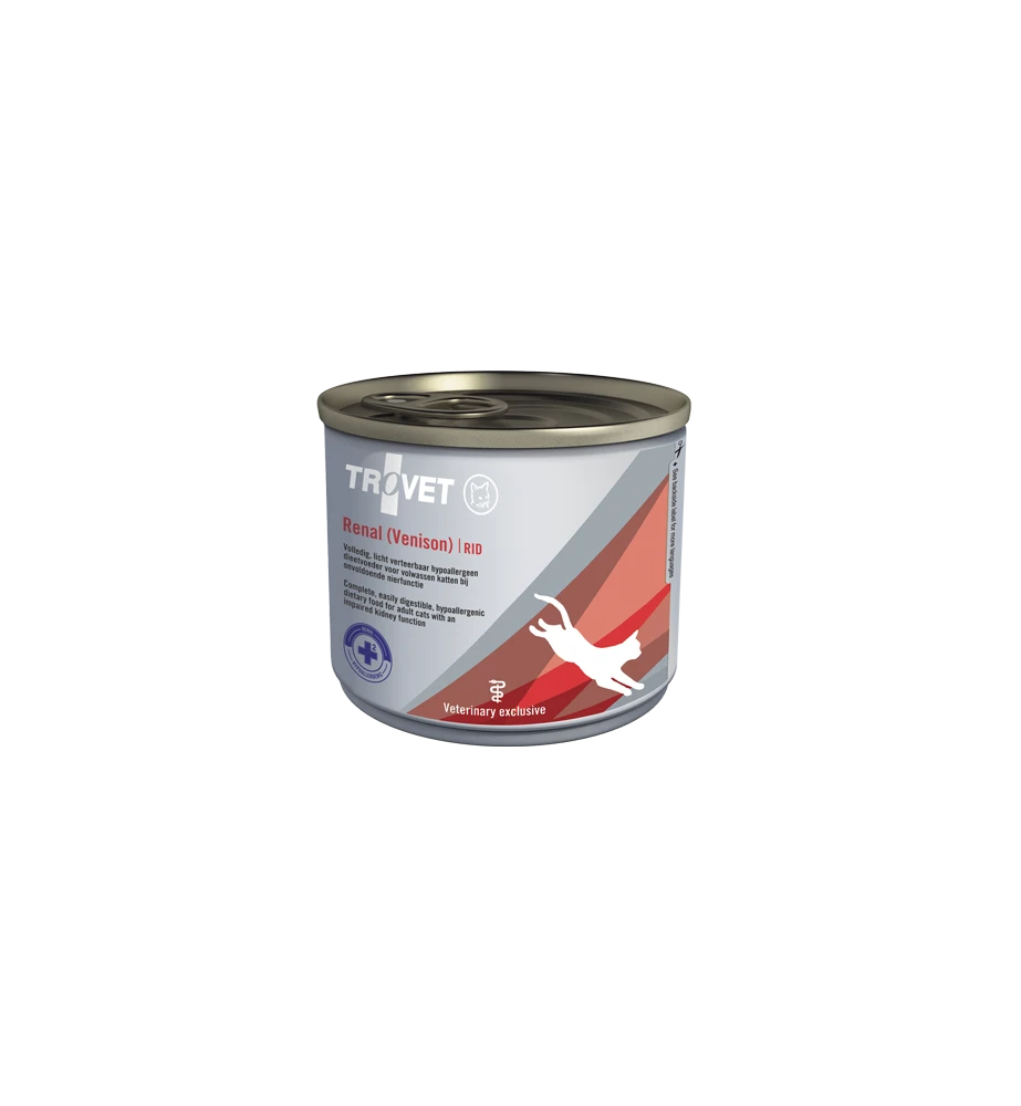 Trovet Renal (Hypoallergenic - Venison) RID Blik - 6 X 200 Gram 3 Trovet Renal (Hypoallergenic - Venison) RID Blik - 6 X 200 Gram